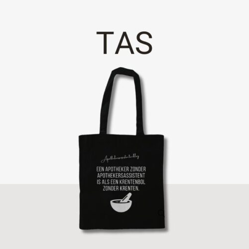 Apothekers assistent tas krentenbol