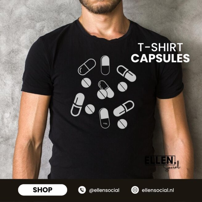 capsules t shirt ellen social apotheker