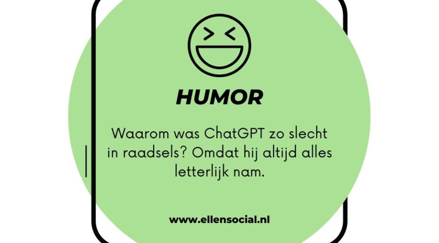 Heeft Chat GPT humor