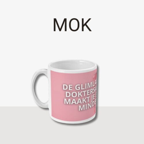 Mok De glimlach van de doktersassistent