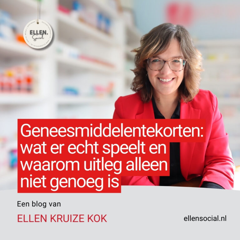 Geneesmiddelentekorten: wat er echt speelt en waarom uitleg alleen niet genoeg is